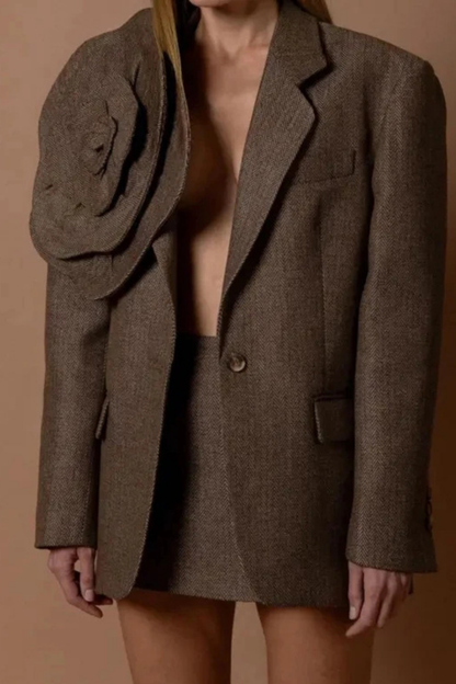 Laural Floral Embellished Skirt