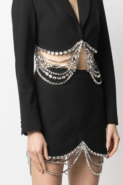 Laurel Rhinestone Skirt