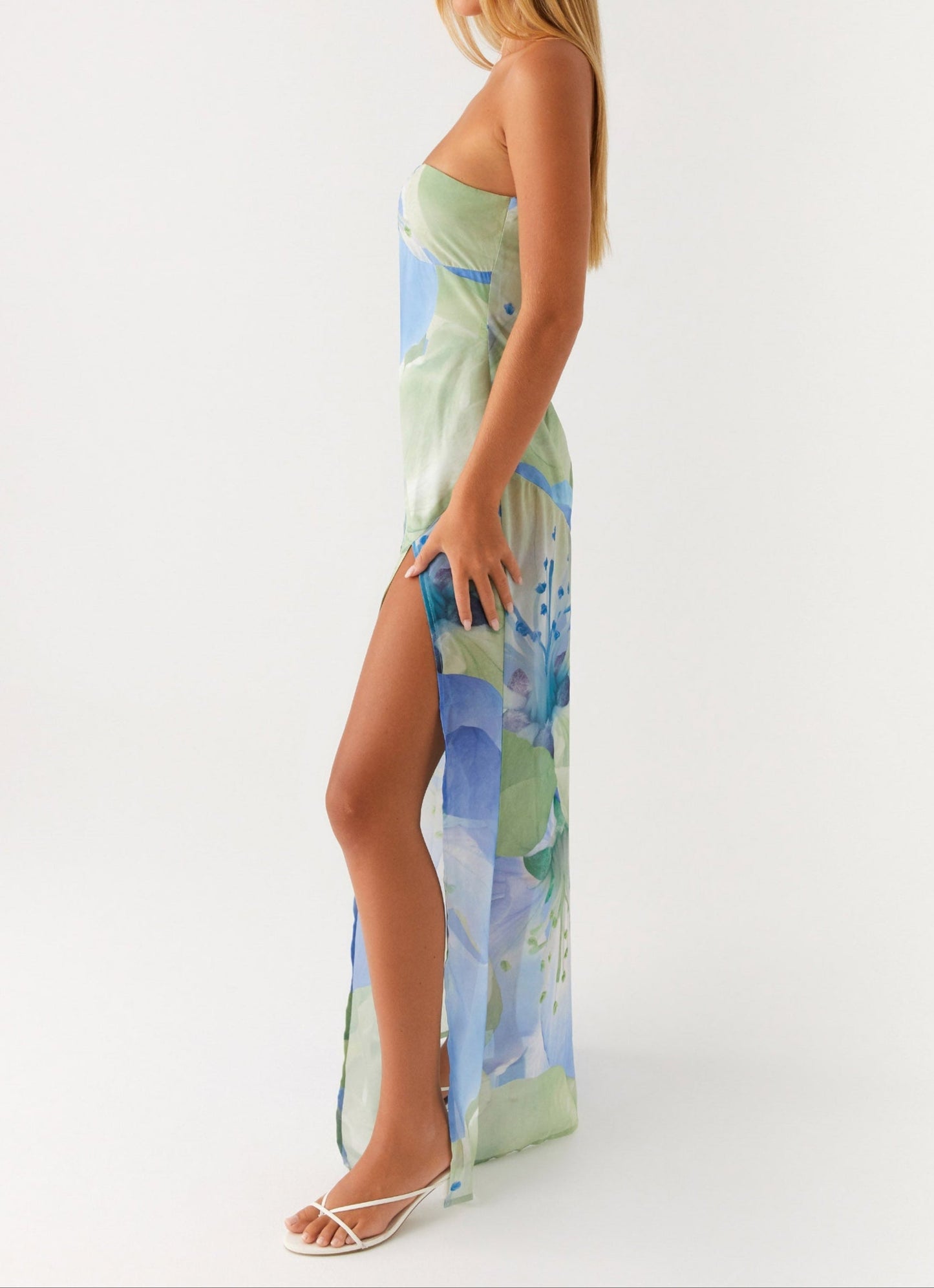 Giugnia Maxi Dress - Flower Print