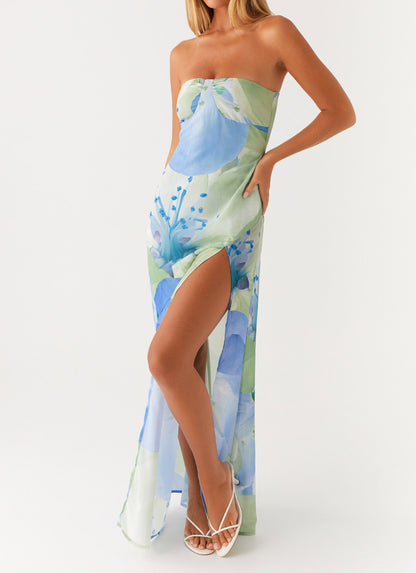 Giugnia Maxi Dress - Flower Print