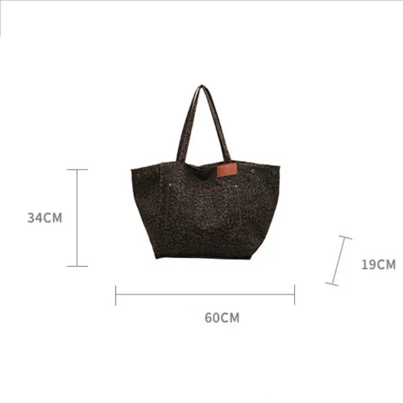 Striped Corduroy Canvas Crossbody Shoulder Bag