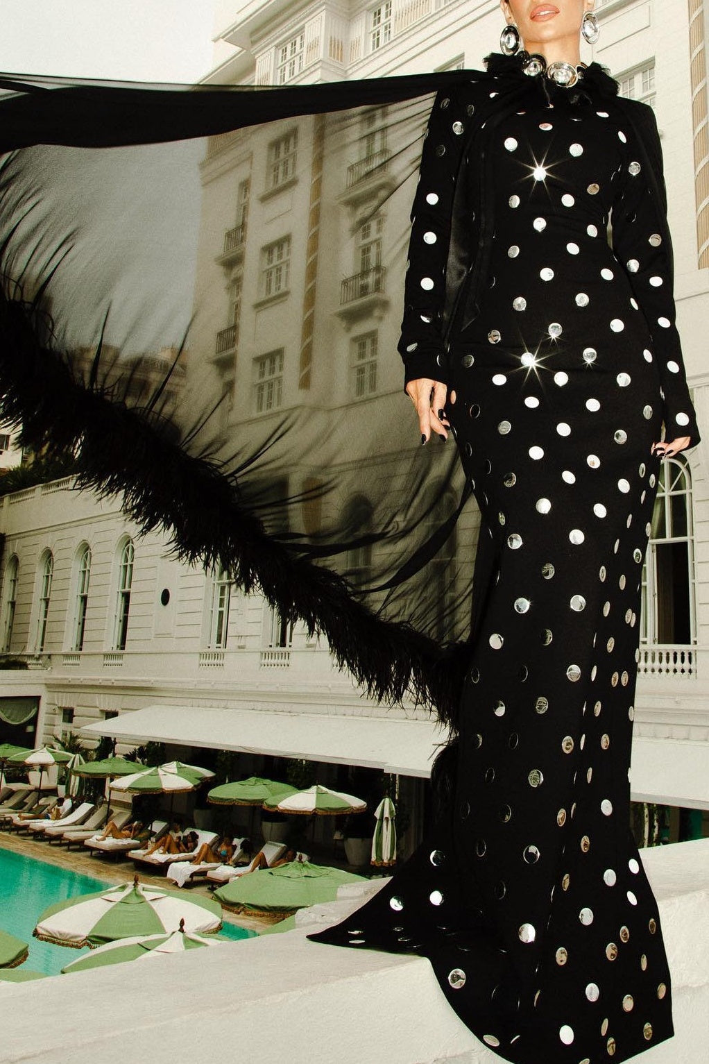 Lexi Mirror Maxi Bandage Dress