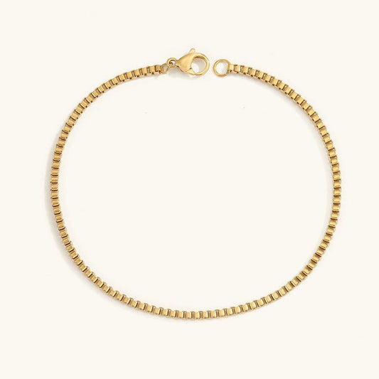 Luxe Box Link Gold Bracelet
