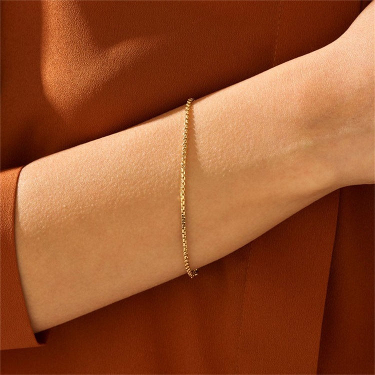 Luxe Box Link Gold Bracelet