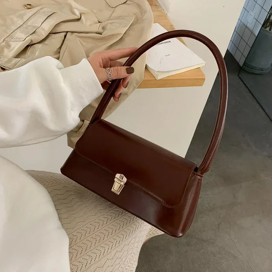 Luxury Brand Solid Color Crossbody Bag