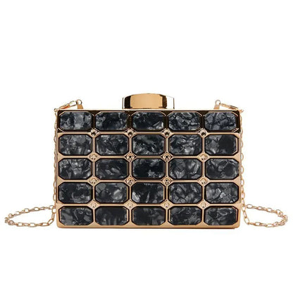 Block Designer Evening Clutch Wristlet