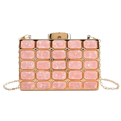 Block Designer Evening Clutch Wristlet