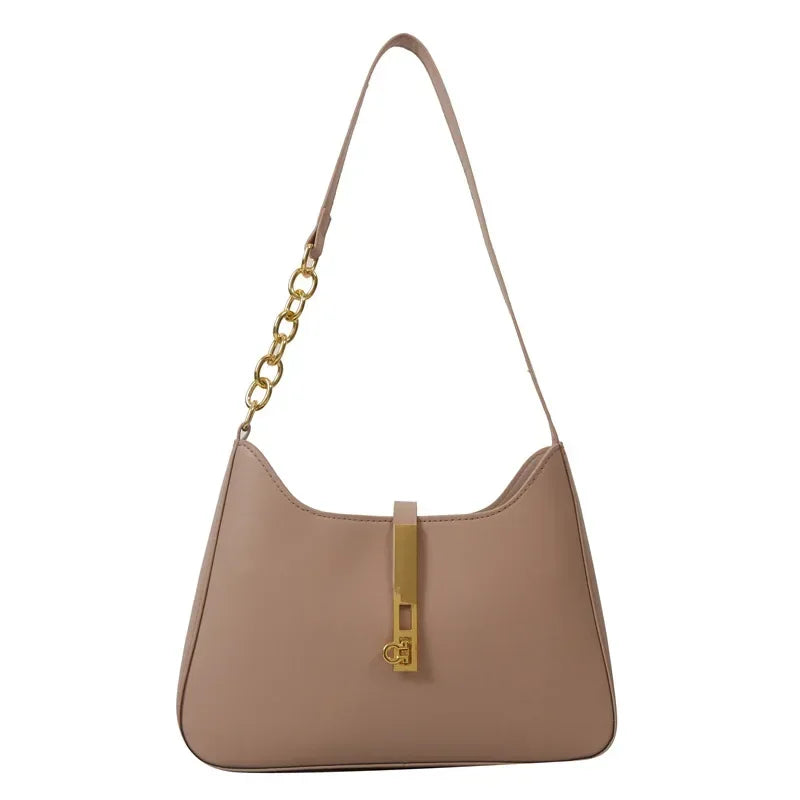 Faux Suede Vintage Commuter Shoulder Bag