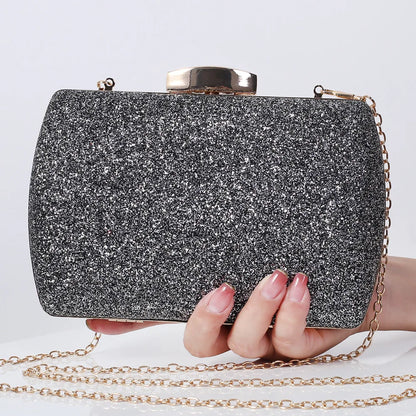 Red Diamond Evening Clutch Wristlet