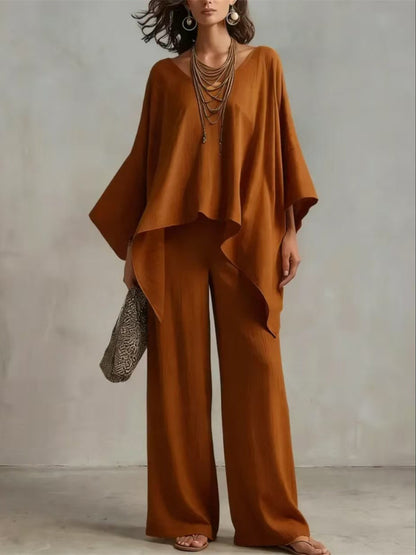 Simple Solid Color Suit