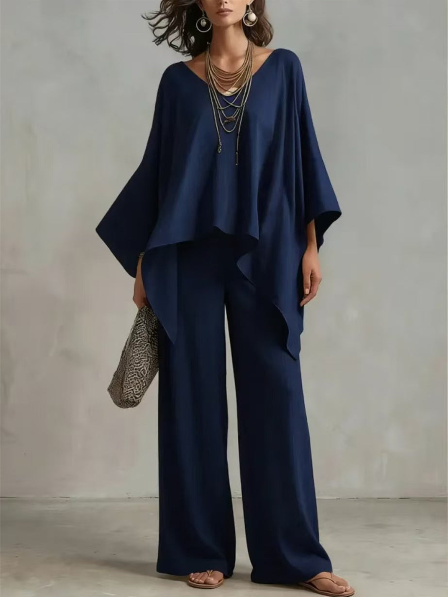 Simple Solid Color Suit