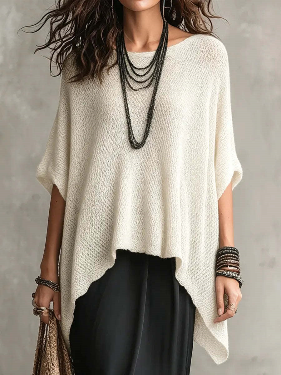 Casual Solid Color Chiffon Shirt