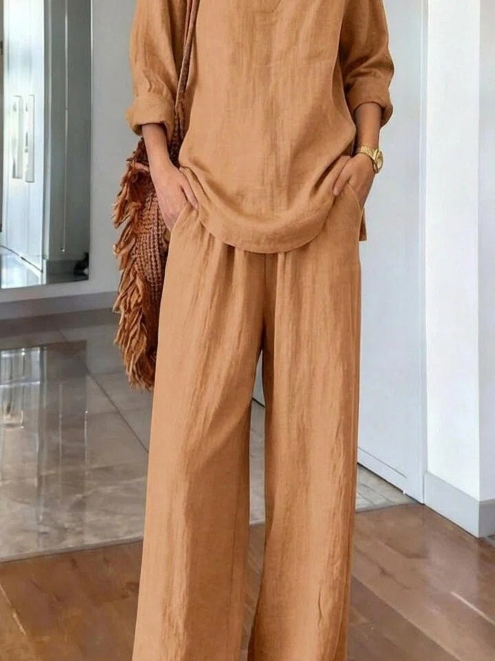 Simple Solid Color Suit