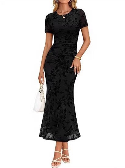 Women's Floral Print Midi Dress