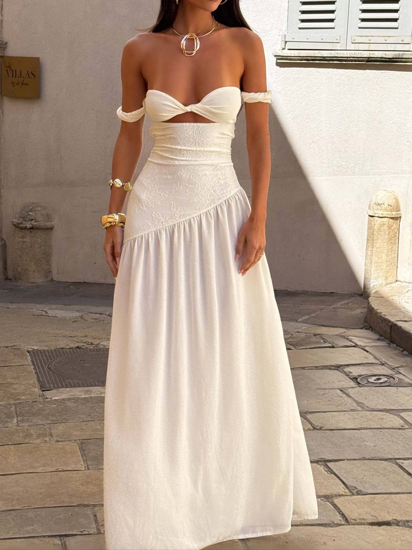 Edda Maxi Dress Ivory