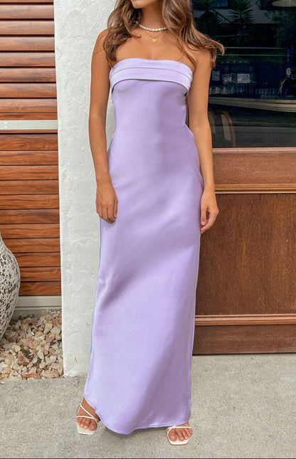 Alejandra Lilac Maxi Dress