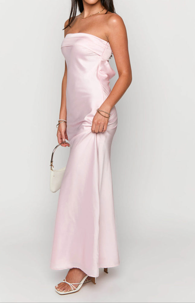 Julieta Light Pink Maxi Dress