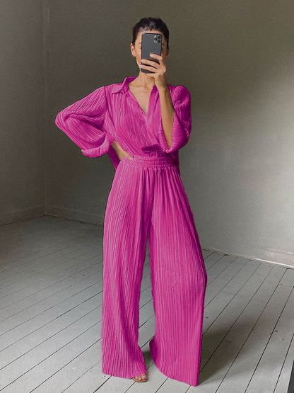 Jaynie Pants + Shirt Suit