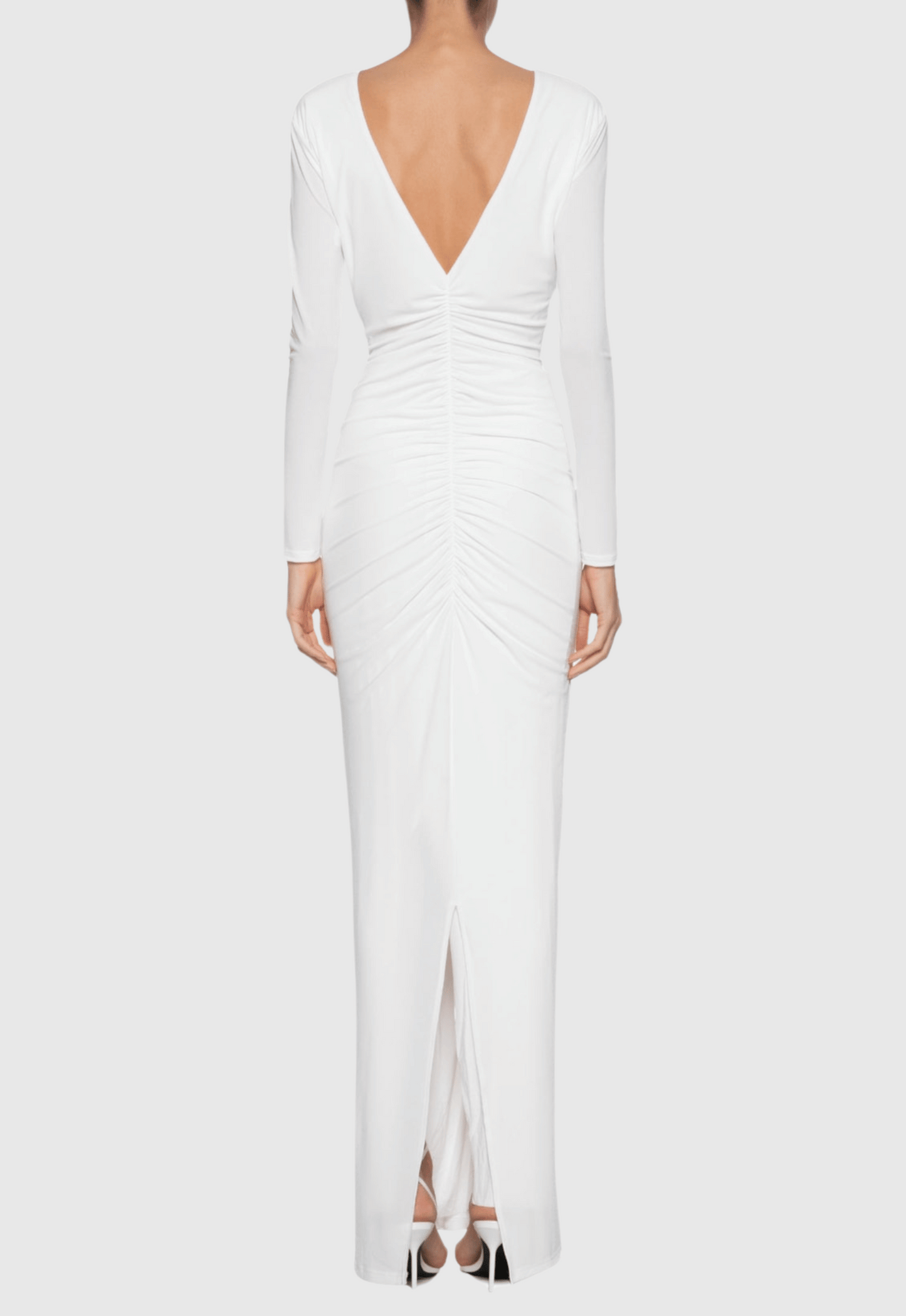 Manik Floral Ruched Maxi Dress