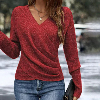 | Women's V-Neck Wrap Top