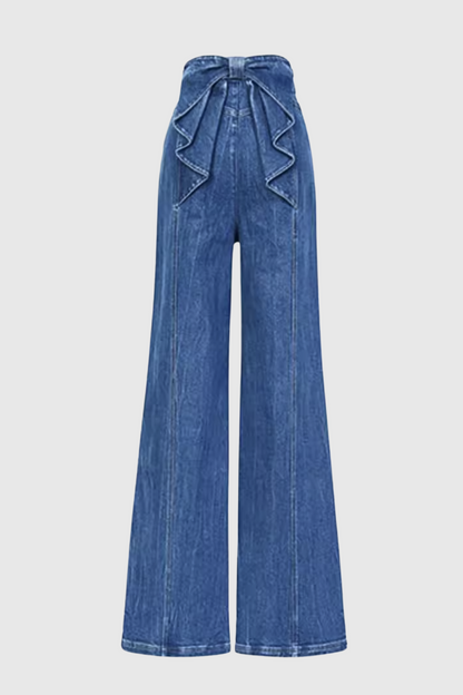 Maroso Back Bowknot Jeans