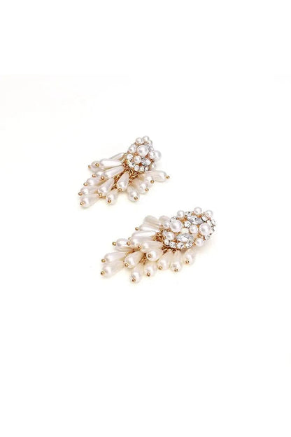 Mary Pearl Tassel Earrings