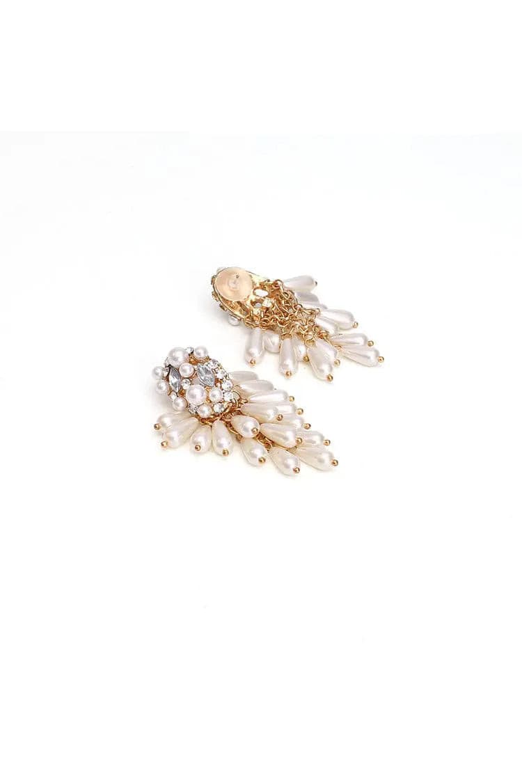 Mary Pearl Tassel Earrings