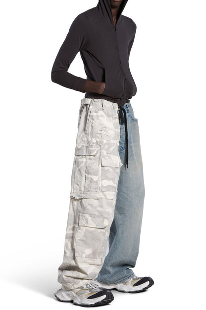 Mavis Camouflage Patchwork Cargo Jeans