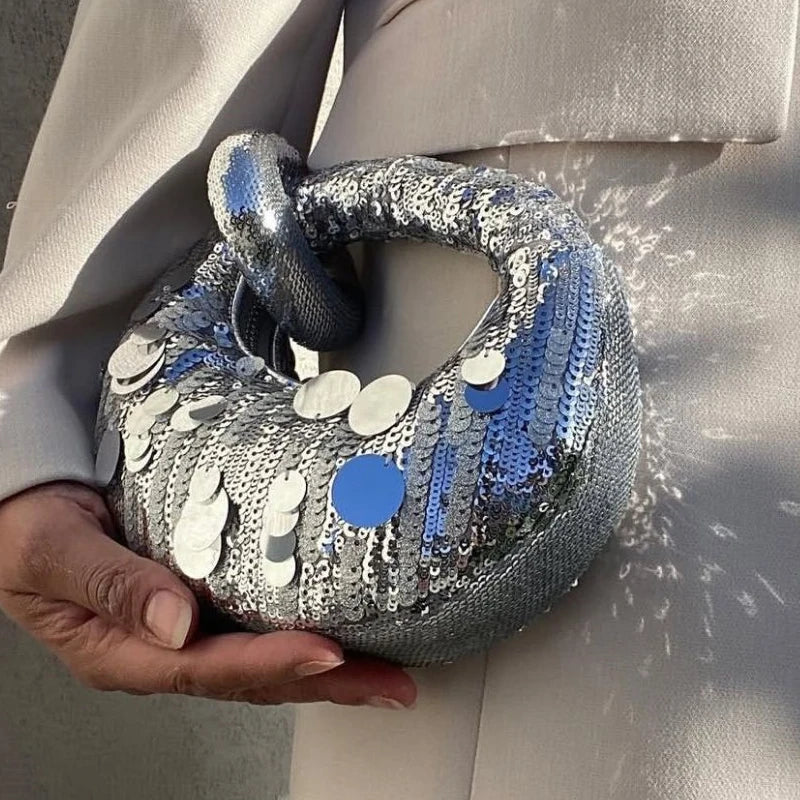 Mini Half Moon Evening Clutch Wristlet