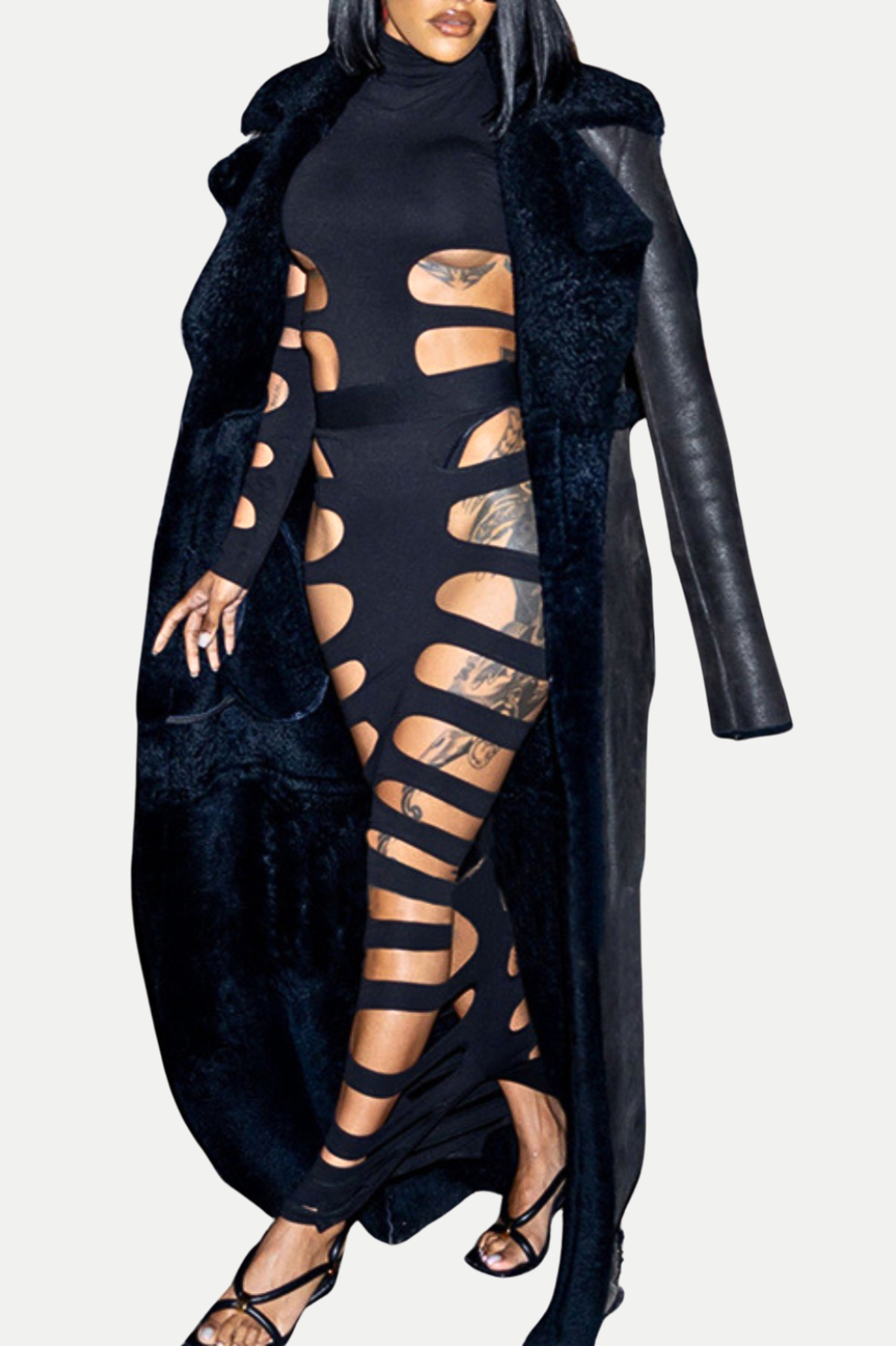 Mvette Cutout Skirt Two Piece Set