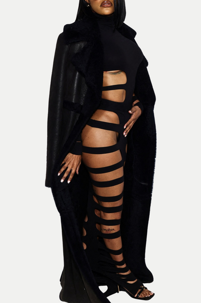 Mvette Cutout Skirt Two Piece Set