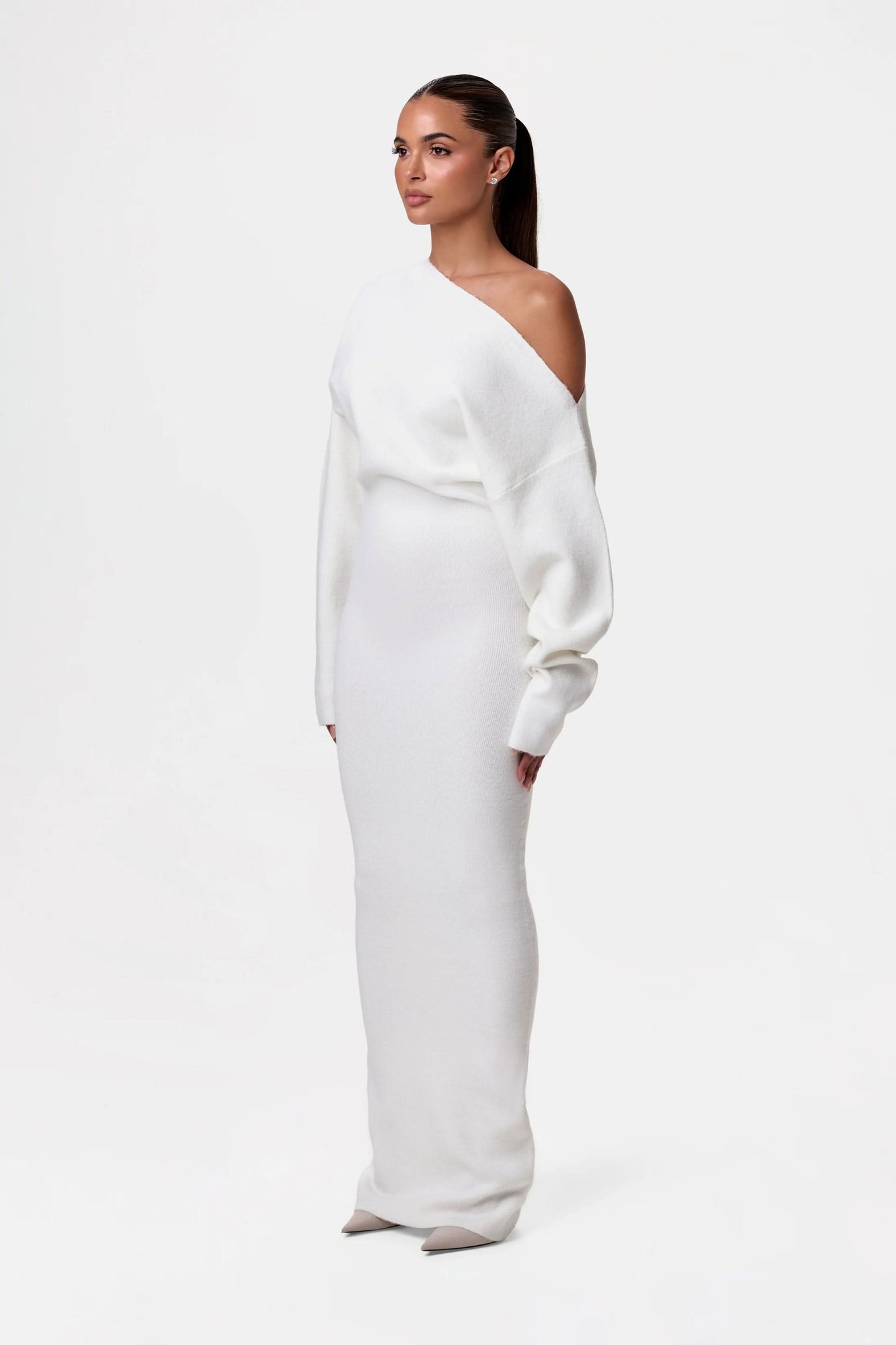 Serena Off-Shoulder Knit Dress