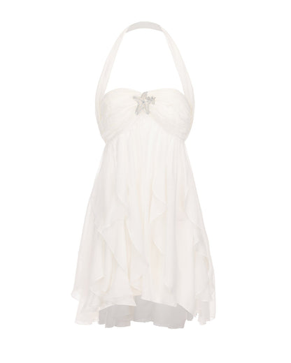 Caterina Floral Halter Dress