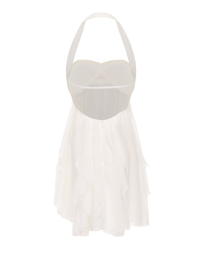 Caterina Floral Halter Dress