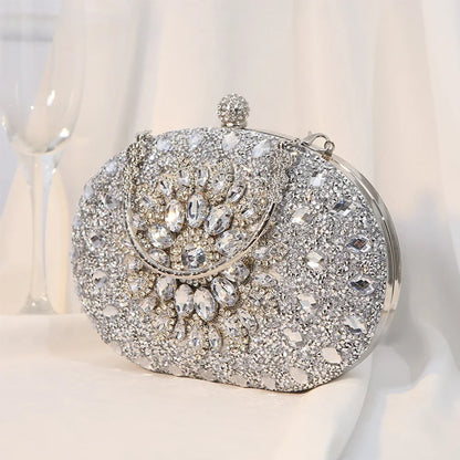 Diamond Luxury Crystal Clutch Evening Wedding Party Purse
