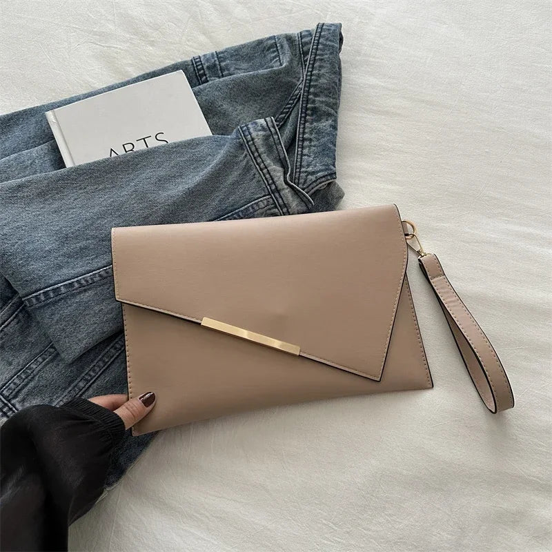 Luxury PU Leather Designer Wristlet
