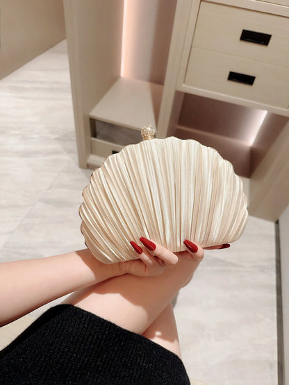 New Shell Evening Bag Diamond Design Clutch Bag