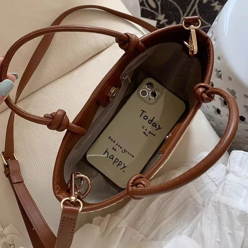 Straw Woven Rattan Summer Crossbody