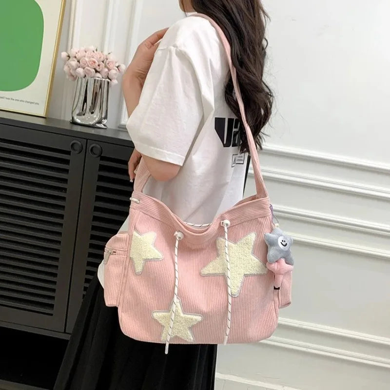 Star Niche Design Corduroy Crossbody
