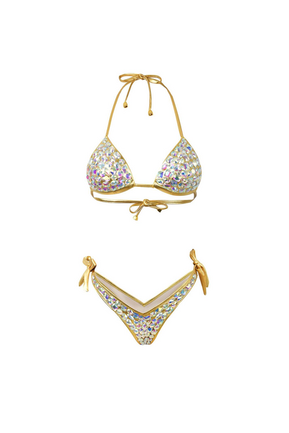 Nora Diamante Bikini - Gold