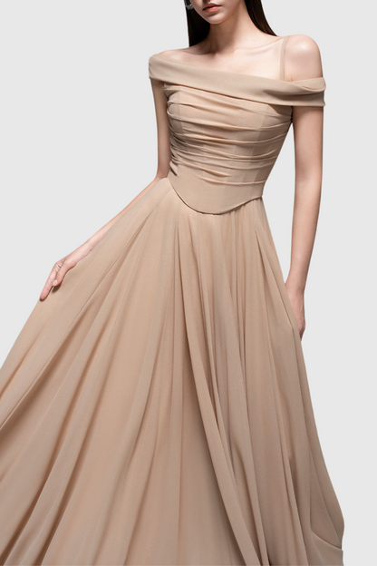 Nowa Off Shoulder Corset Maxi Dress