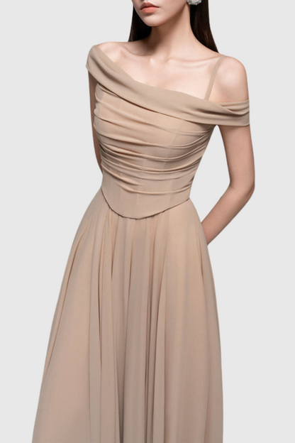 Nowa Off Shoulder Corset Maxi Dress