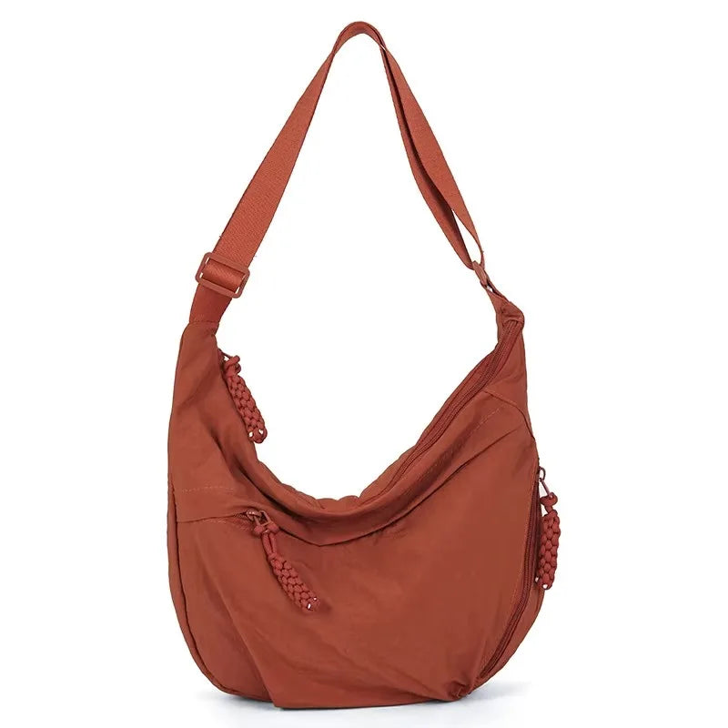 High Capacity Nylon Crossbody Messenger