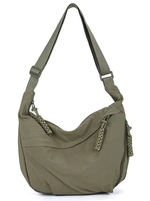High Capacity Nylon Crossbody Messenger