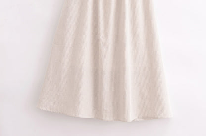 Off-White - Casual Vacation Tank Dress