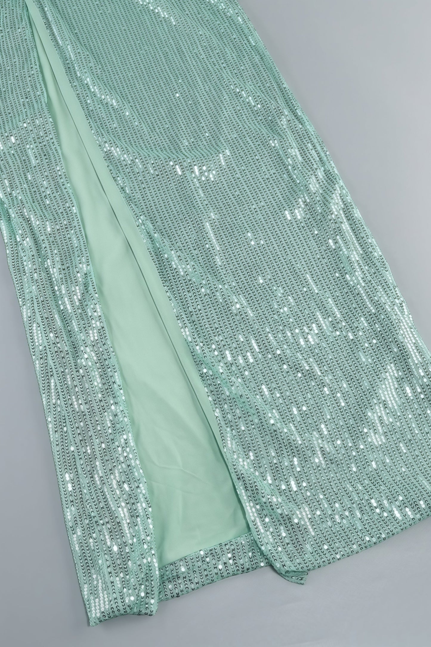 Jorah Halter Split Sequin Maxi Dress
