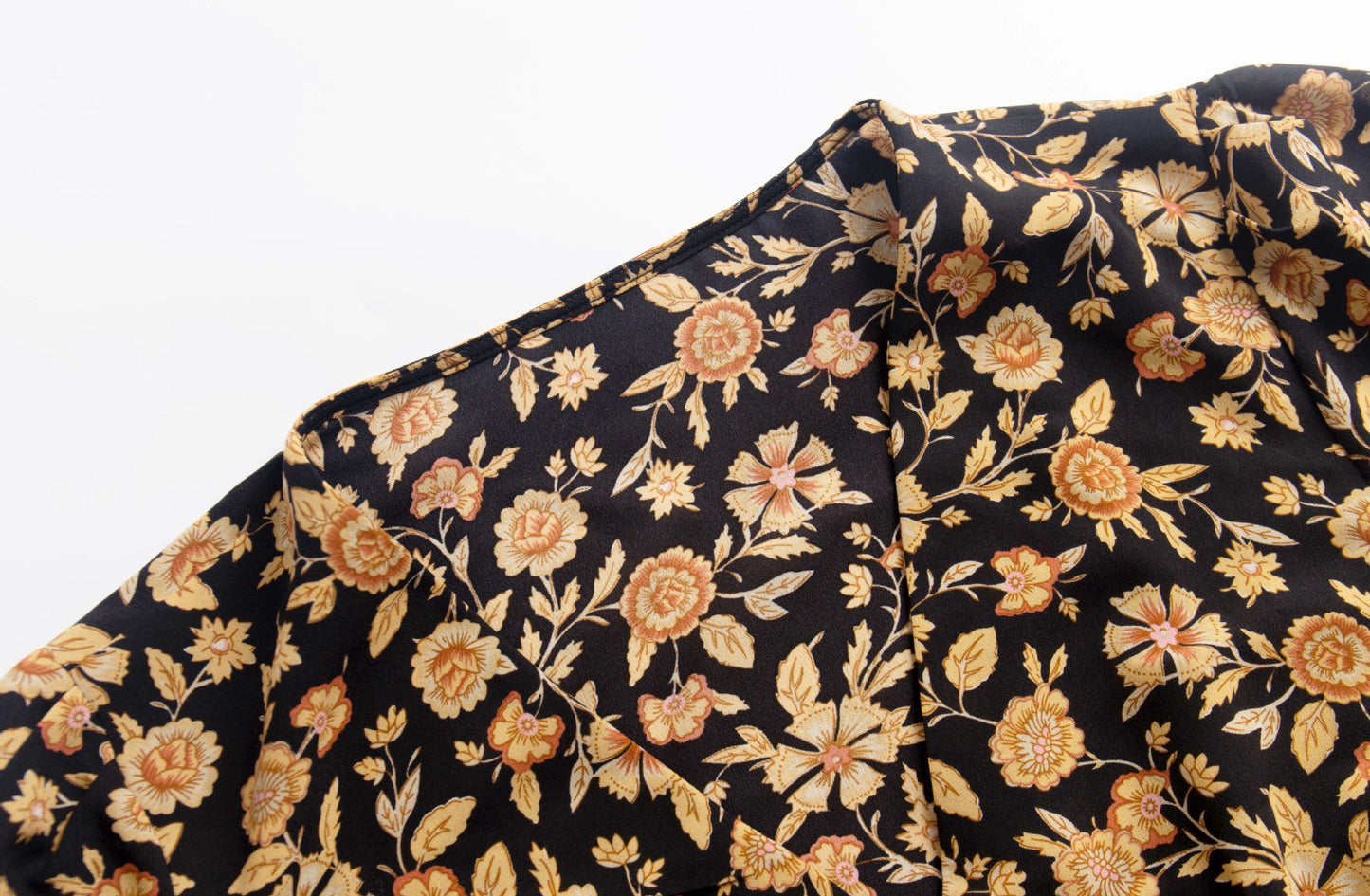 Floral – Vintage Slim-Fit A-Line Dress