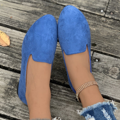 AmyVictoria™ - Simple Solid Color Pointed Toe Flat Shoes