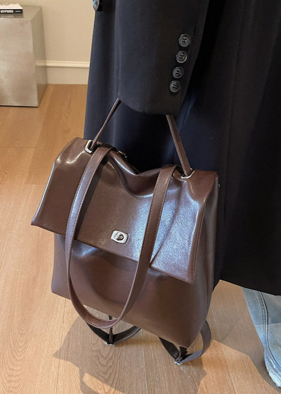 Modern Minimalist Leather Backpack