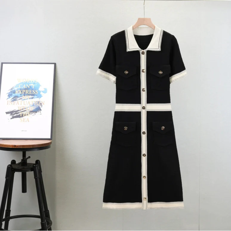 Black – Elegant Slim-Fit Socialite Dress